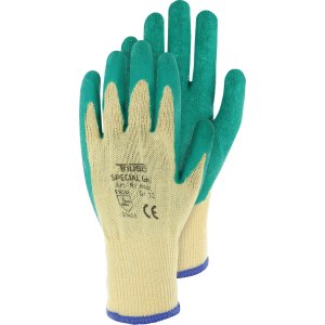 Special Grip Polyester-Handschuh mit Latex Gr. 8