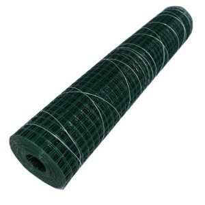 4-eck Schweißgitter PVC 19,0x0,8x1000 mm x 5m grün
